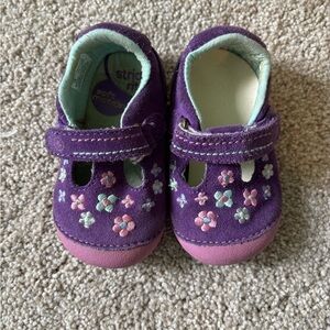 Stride Rite Soft Motion Purple Toddler Shoes - Size 5W